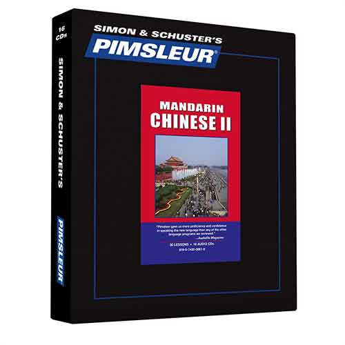 Pimsleur Chinese (Mandarin) Level 2 CD: Learn to Speak and Understand Mandarin Chinese with Pimsleur Language Programs