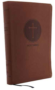 KJV Reference Bible Red Letter Edition [Giant Print, Brown]