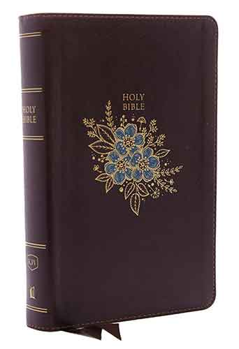 KJV Deluxe Reference Bible Personal Size Red Letter Edition [Giant Print, Burgundy]