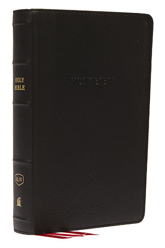 KJV Deluxe Reference Bible Personal Size Red Letter Edition [Giant Print, Black]