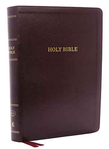 KJV Deluxe Reference Bible Red Letter Edition [Super Giant Print, Burgundy]