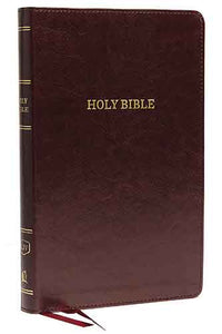 KJV Thinline Deluxe Reference Bible Red Letter Edition [Burgu