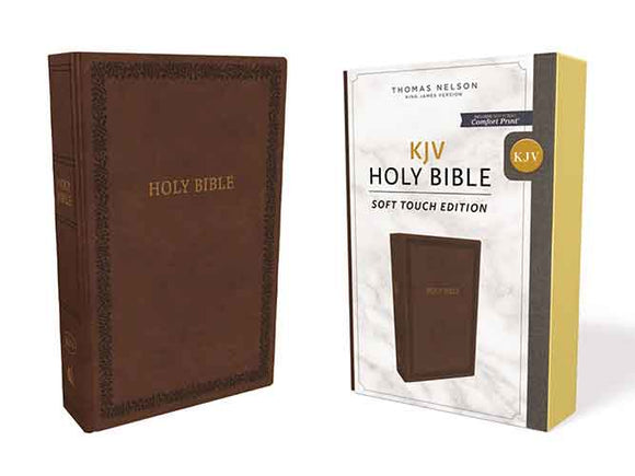 KJV Holy Bible Soft Touch Edition [Brown]