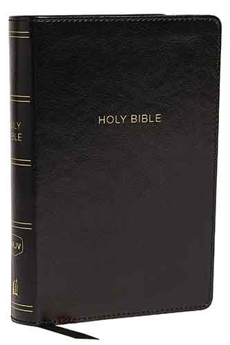 NKJV Compact Reference Bible Red Letter Edition [Large Print, Bla