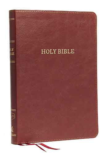 KJV Thinline Bible, Large Print, Indexed, Red Letter Edition