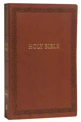 NKJV Holy Bible Soft Touch Edition [Brown]