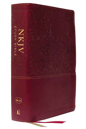 NKJV Study Bible Full-Color Indexed Red Letter Edition [Red]