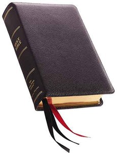 NKJV Single Column Reference Bible Premier Collection [Black]