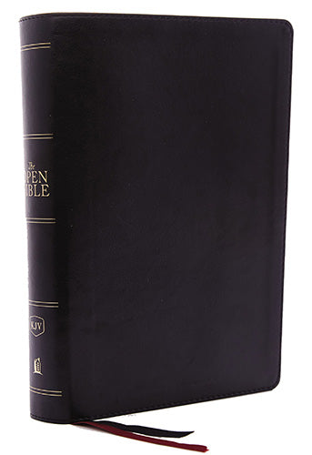 The KJV Open Bible Indexed Red Letter Edition [Black]