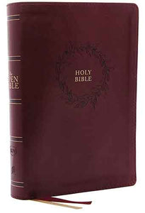 The KJV Open Bible Indexed Red Letter Edition [Burgundy]