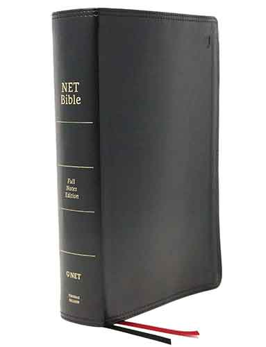 NET Bible Indexed Full-Notes Edition [Black]