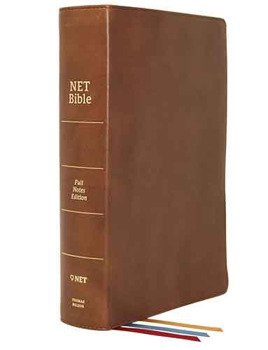 NET Bible Full-Notes Edition [Brown]