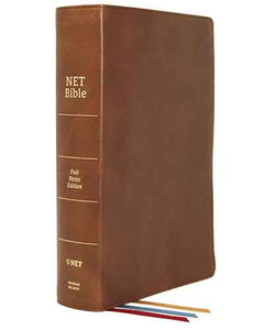 NET Bible Indexed Full-Notes Edition [Brown]