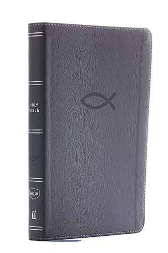 NKJV Thinline Bible Youth Red Letter Edition [Grey]