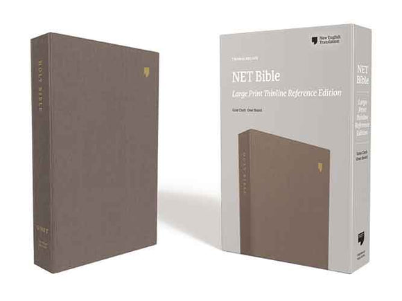 NET Bible Thinline Reference [Grey, Large Print]