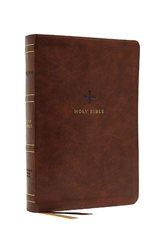 NRSV Catholic Bible [Large Print, Brown]