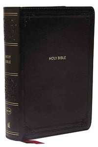 NKJV End-of-verse Reference Bible, Compact, Red Letter Edition, Comfort Print: Holy Bible [Black]