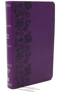 NKJV End-of-verse Reference Bible, Personal Size Large Print, Red Letter Edition, Comfort Print: Holy Bible [Purple]