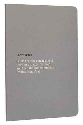 NKJV Bible Journal - Ecclesiastes, Comfort Print: Holy Bible, New King James Version