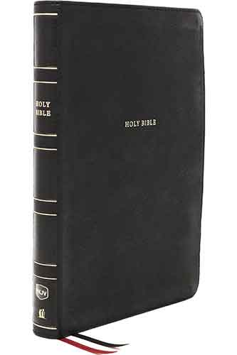 NKJV Thinline Reference Bible, Red Letter Edition, Comfort Print: Holy Bible [Black]