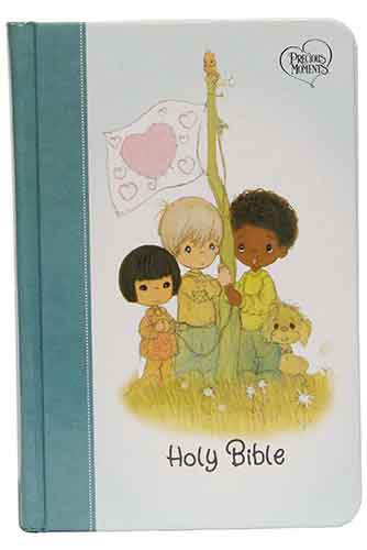 NKJV Precious Moments Small Hands Bible, Comfort Print: Holy Bible, New King James Version [Teal]