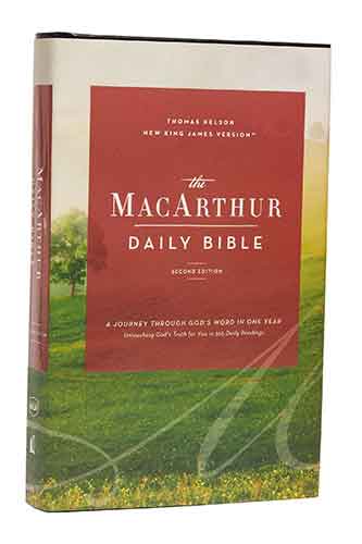 NKJV Macarthur Daily Bible, 2nd Edition: Read Through the Bible in One Year, with Notes from John Macarthur