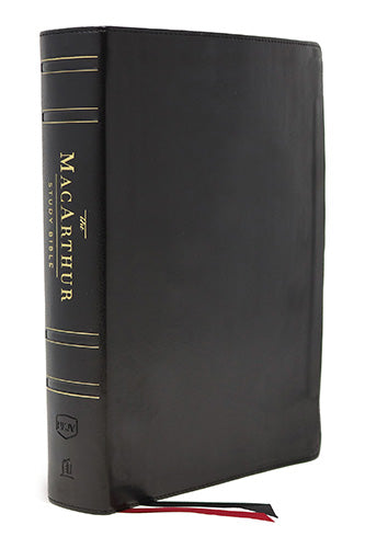 The NKJV, Macarthur Study Bible, 2nd Edition, Comfort Print: Unleashing God's Truth One Verse At A Time [Black]