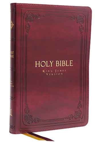 KJV Thinline Large Print Bible, Vintage Series, Red Letter, Comfort Print: Holy Bible, King James Version [Burgundy]