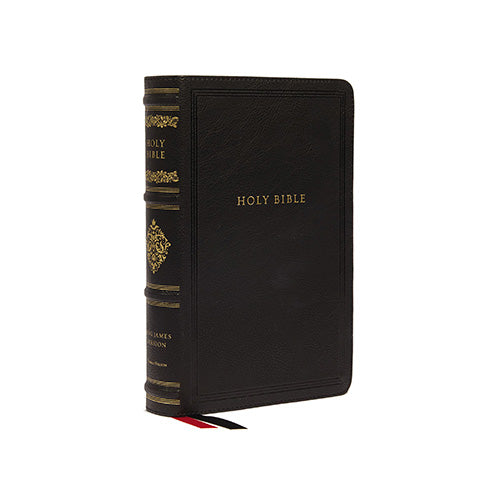 KJV Wide-Margin Reference Bible, Sovereign Collection, Red Letter, Comfort Print [Black]