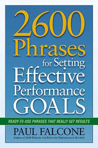 2600 Phrases For Setting Effective Performance Goals