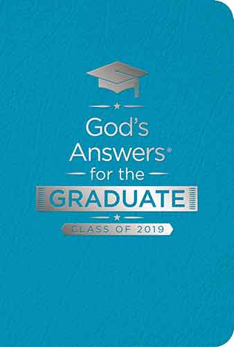 NKJV God's Answers For The Graduate: Class Of 2019 [Teal]