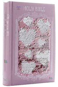 Sequin Sparkle And Change Bible [Pink]