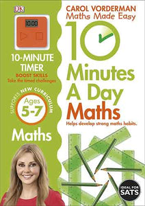 10 Minutes A Day Maths, Ages 5-7 (Key Stage 1)