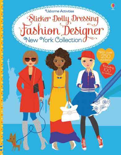 Sticker Dolly Dressing Fashion Designer New York Collection
