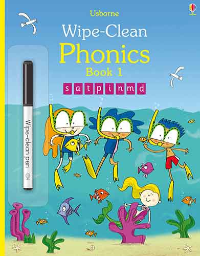 Wipe-Clean Phonics Book 1