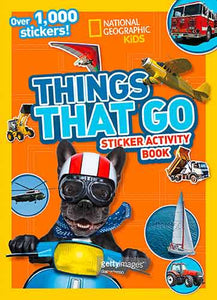 National Geographic Things That Go Sticker Activity Book