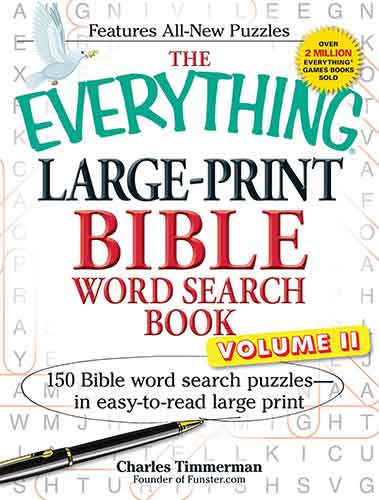 The Everything Large-Print Bible Word Search Book, Volume II