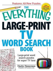 The Everything Large-Print TV Word Search Book