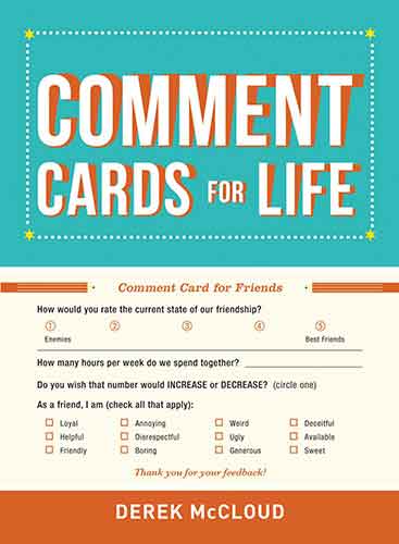 Comment Cards for Life