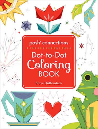 Posh Connections A Dot-to-Dot Coloring Book for Adults