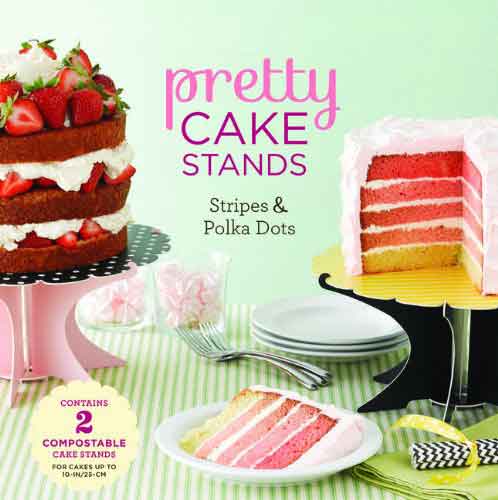 Pretty Cake Stands: Stripes & Polka Dots:  Stripes and Polka Dots