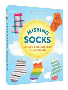 Missing Socks Colors and Patterns Flash Cards