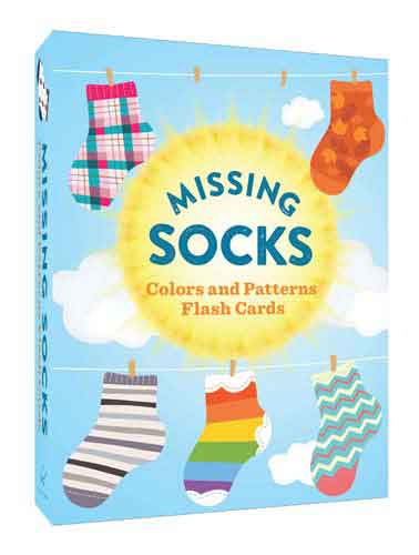 Missing Socks Colors and Patterns Flash Cards