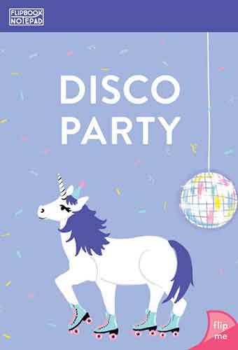 Flipbook Notepad: Disco Party