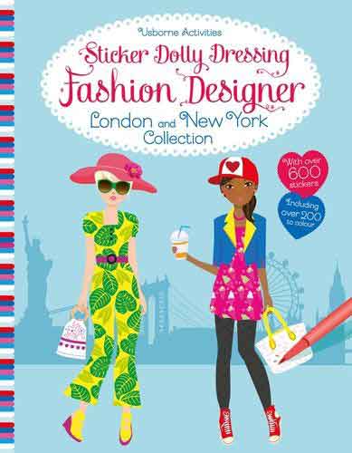 Sticker Dolly Dressing Fashion Designer London And New York C