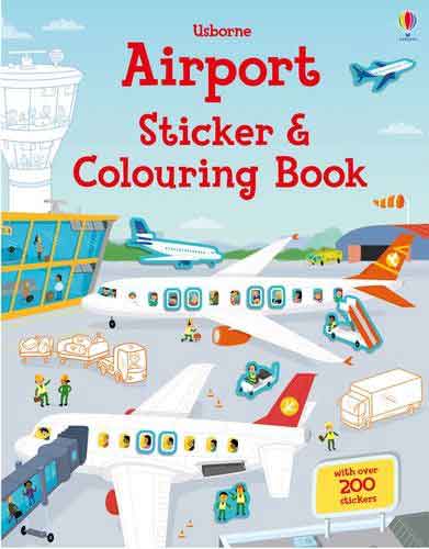 Airport Sticker and Colouring Book