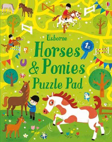 Horses And Ponies Puzzles Pad