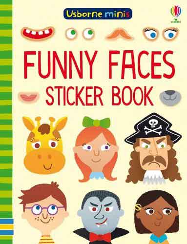 Mini Books Funny Faces Sticker Book