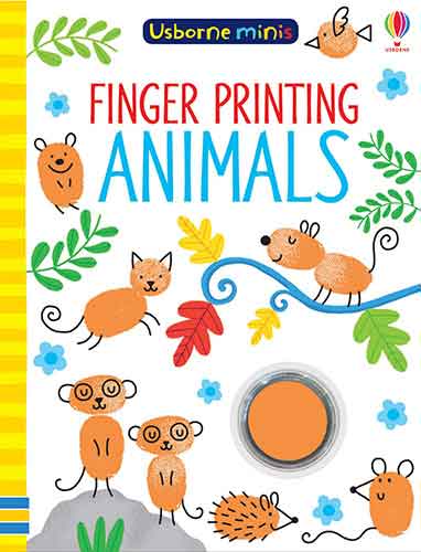 Mini Books Finger Painting Animals