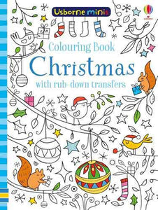 Mini Books Colouring Book Christmas with Rub-Downs